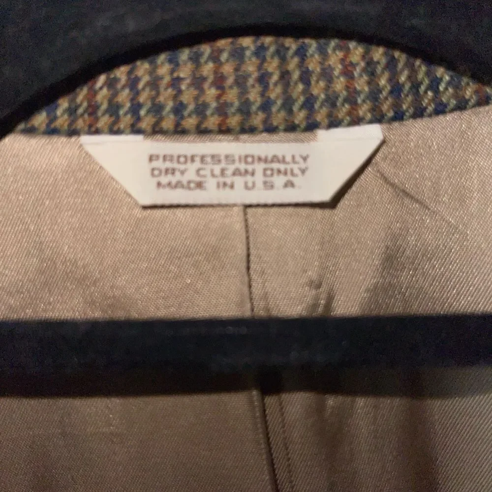 Savile Row Vintage Wool Blazer Size 40R